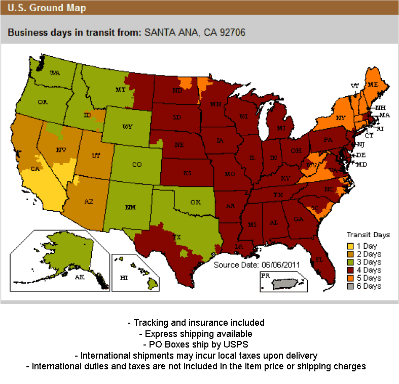 U.S. Ground Map