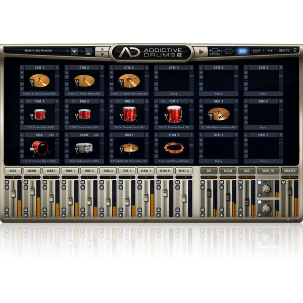 JRRshop XLN Audio Addictive Drums 2 Modern Jazz Brushes