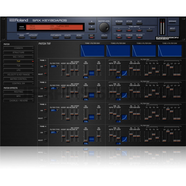 Roland srx sales keyboards vst