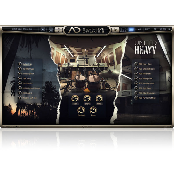 Addictive drums online united heavy