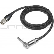 Audio Technica AT-GRCH PRO Professional Hi-Z instrument/guitar cable with 90-degree 1/4" phone plug, terminated