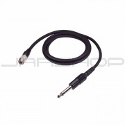 Audio Technica AT-GRCW Instrument input cable with 90-degree 1/4" phone plug, 36" long, terminated