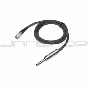 Audio Technica AT-GRCW PRO Professional instrument input cable with 90-degree 1/4" phone plug, 36" long, terminated