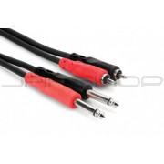 Hosa CPR-204 Dual Unbalanced 1/4" to RCA 4m