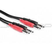 Hosa CSS-203 TRS 1/4" Dual Audio Interconnect 3m