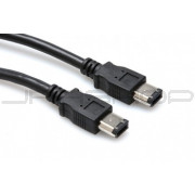 Hosa FIW-66-101.5 FireWire 400 Cable, 6-pin to Same, 1.5 ft