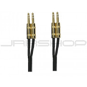 Hosa CSS-405G Gold Plated Dual TRS 1/4" 5 ft.