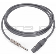 Hosa CXP-075 Mic Cable: Unbalanced 1/4" (M) to XLR (F) 75 ft.
