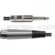 Hosa PXF-302 Pro XLR (F) to Unbalanced 1/4" (M) 2 ft.