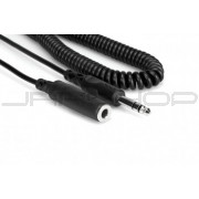 Hosa HPE-325C Headphone Extension Cable, 1/4 in TRS to 1/4 in TRS, 25 ft