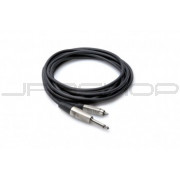 Hosa HPR-001.5 Pro Unbalanced Interconnect, REAN 1/4 in TS to RCA, 1.5 ft