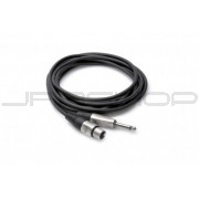 Hosa HXP-020 Pro Unbalanced Interconnect, REAN XLR3F to 1/4 in TS, 20 ft