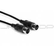 Hosa MID-303BK MIDI Cable, 5-pin DIN to Same, 3 ft