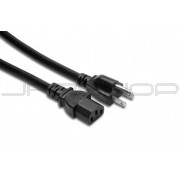 Hosa PWC-408 Power Cord, IEC C13 to NEMA 5-15P, 8 ft