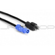 Hosa PWN-210 Power Cord, Neutrik PowerCON to NEMA 5-15P, 10 ft