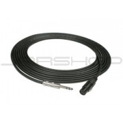 Hosa CXS-005F Mic Cable: XLR (F) to 1/4" TRS (M) 5 ft.