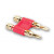 Hosa BNA-260RD Connector, Dual Banana, Red