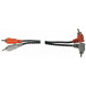 Hosa CGA-201 Dual Rt. Angle RCA to Straight RCA 1m