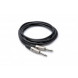 Hosa HPP-001.5 Pro Unbalanced Interconnect, REAN 1/4 in TS to Same, 1.5 ft