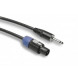 Hosa SKT-450Q Pro Speaker Cable, REAN Loudspeaker to 1/4 in TS, 50 ft